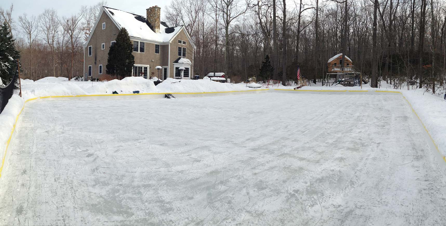 Backyard ice rink