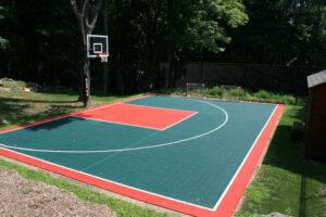 Basketball court by Ambrosio Landscape Solutions
