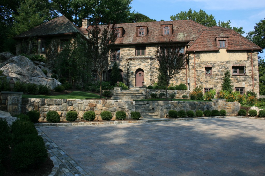 Large stone house